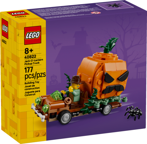 Jack-O'-Lantern Pickup Truck