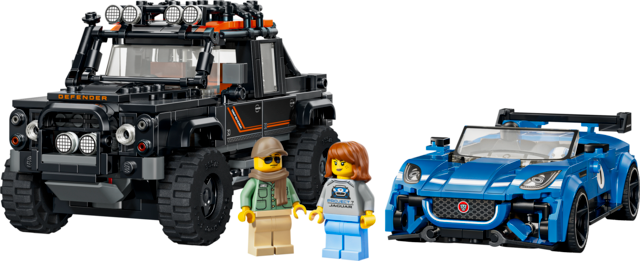 Lego Jaguar Project 7 & Land Rover Defender