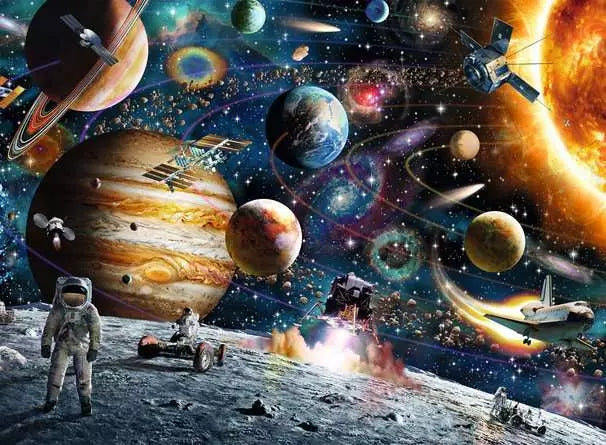 150 XXL pieces - Outer Space