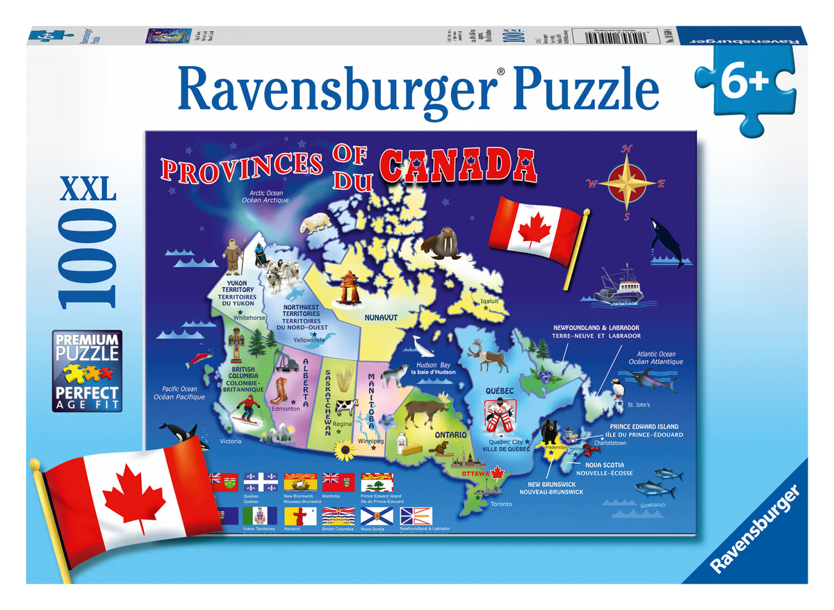 Map of Canada - 100pc
