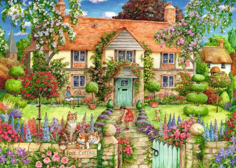 Rose Cottage - 1000 piece