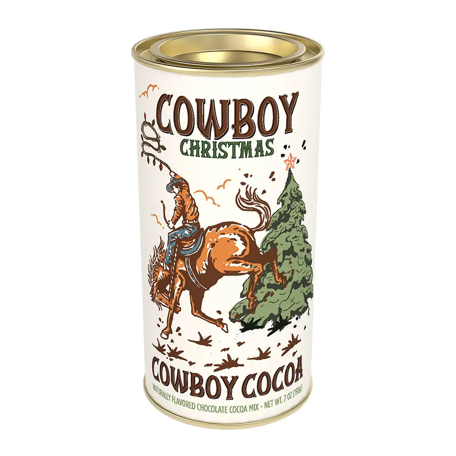 Cowboy Christmas Chocolate Cocoa (7oz Tins)