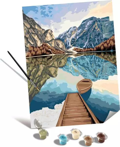 CreArt, Painting by Numbers Canvas - Lake Views