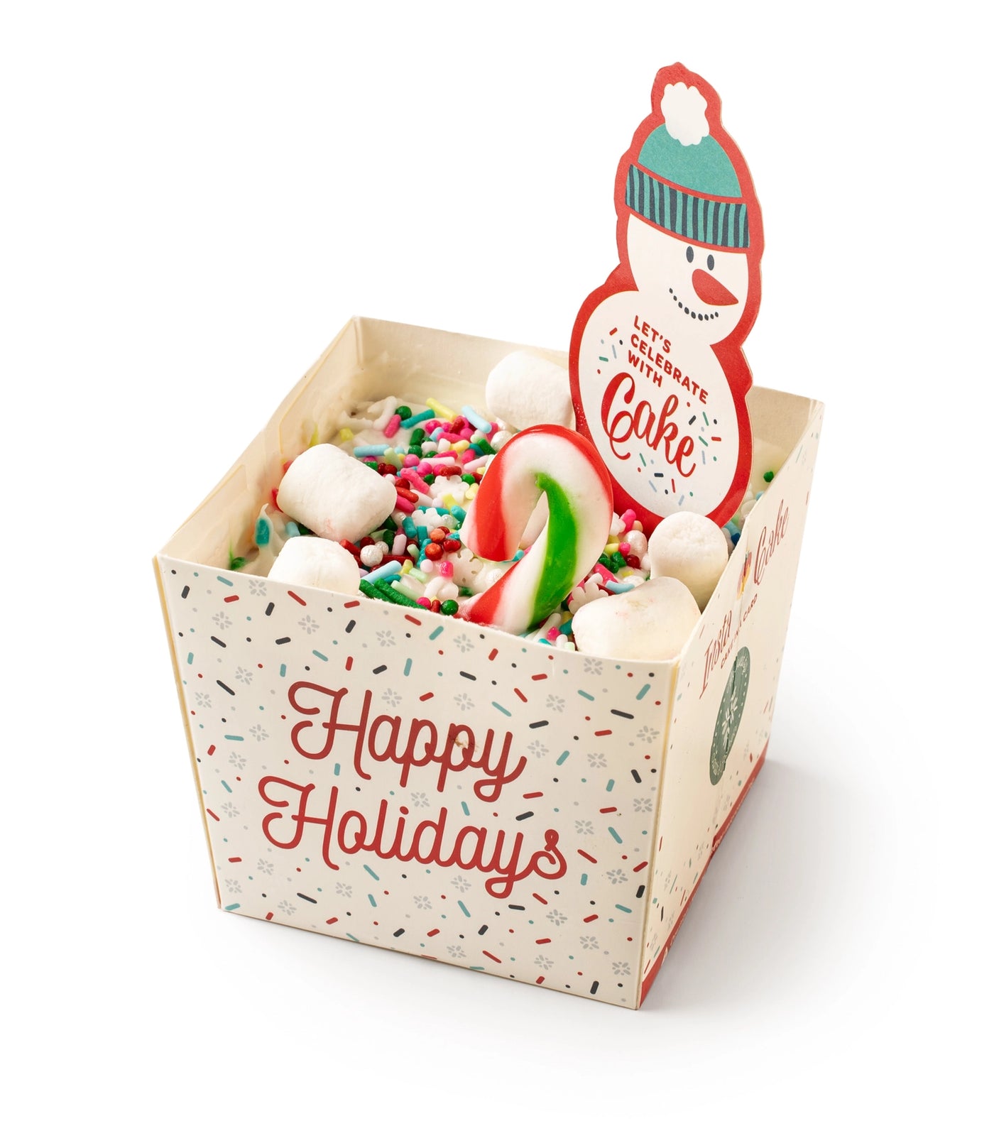 InstaCake Hot Chocolate Brownie with Marshmallow Frosting