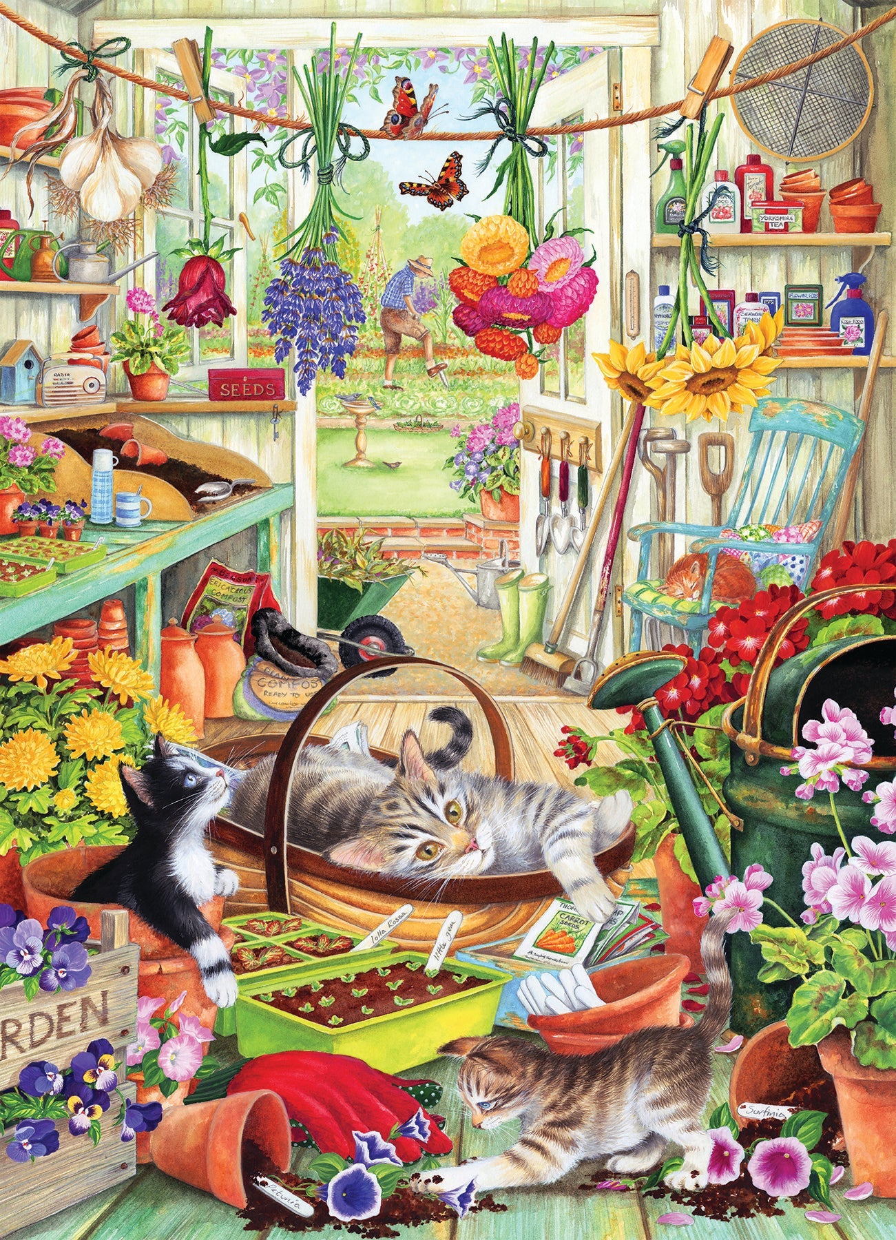 Potting Shed Cats - 500pc