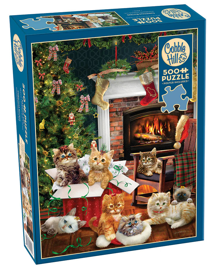 Christmas Kittens - 500 Piece