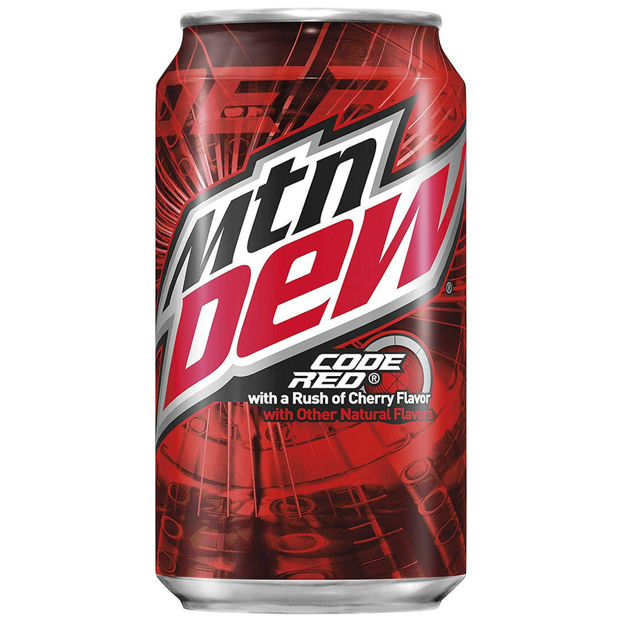 Mountain Dew Code Red Soda 355ml Can