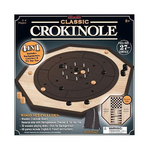 Classic Crokinole 4 In 1