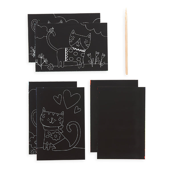 Scratch & Scribble: Mini Kit - Cutie Cats