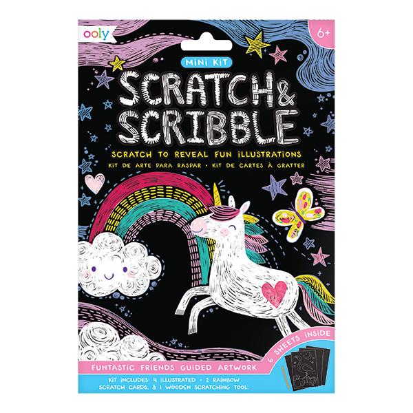 Scratch & Scribble: Mini Kit - Funtastic Friends