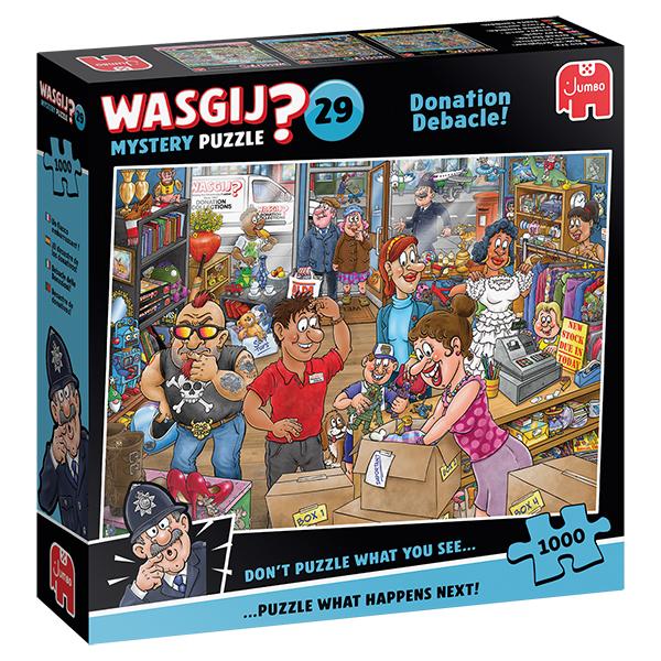 1000 pcs, Wasgij Mystery 29, Donation Debacle