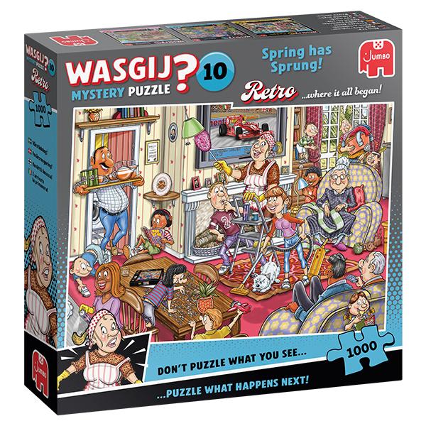 1000 pcs, Wasgij Mystery Retro 10, Spring has Sprung!