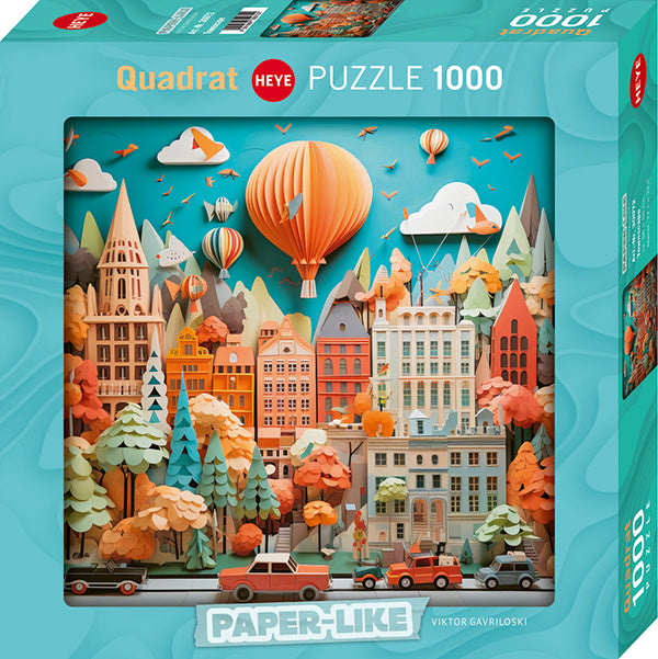 1000 pcs, Paper-Like, Townscape