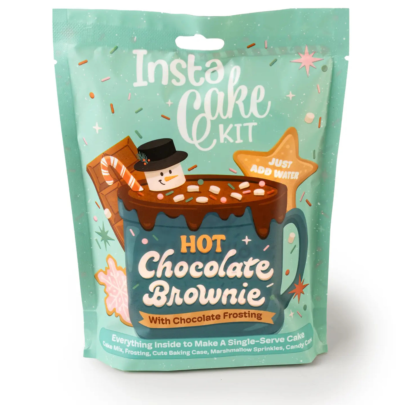 InstaCake Hot Chocolate Brownie with Chocolate Frosting