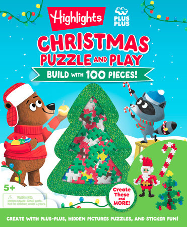 Christmas Puzzle and Play: Build with 100 Pieces!