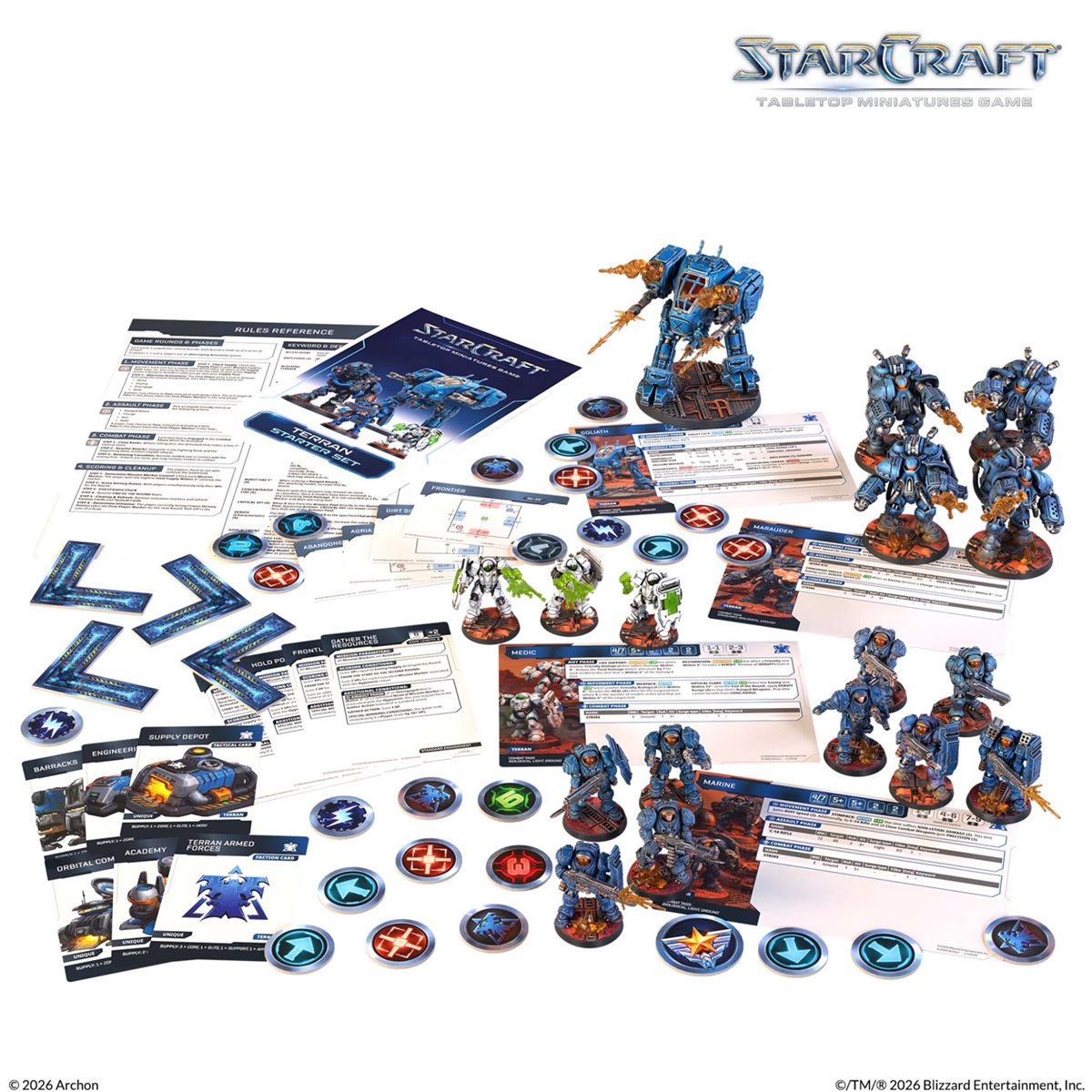 Starcraft: The Miniatures Game: Wave 2: Terran: Starter Set