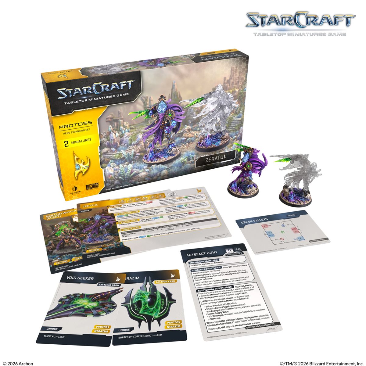 Starcraft: The Miniatures Game: Wave 2: Protoss: Zeratul Hero Expansion Set