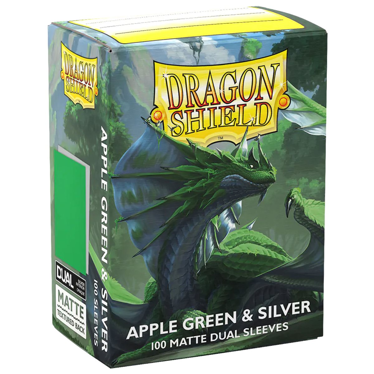 Dragon Shield Dual Matte Apple Green & Silver