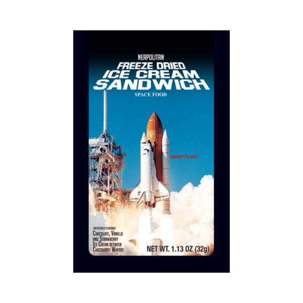 Astronaut Freeze Dried Ice Cream Sandwich Neapolitan