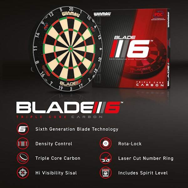 Winmau Blade 6 Triple Core Dartboard *IN STORE ONLY*