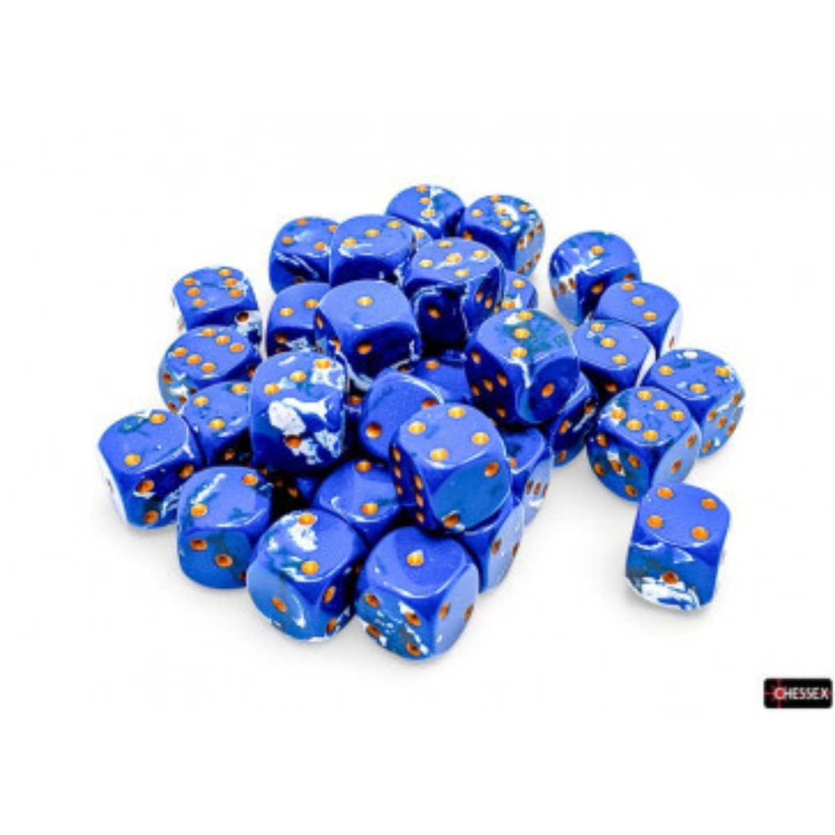 Dice: 12x D6: 12mm: Brush Dice: Wavebreak