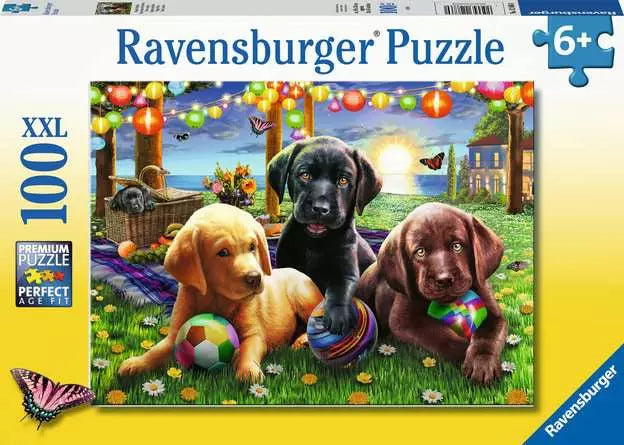 100 XXL pieces - Puppy Picnic