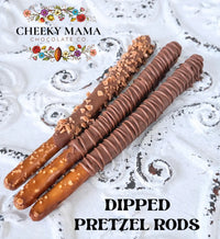 Dipped Pretzel Rods