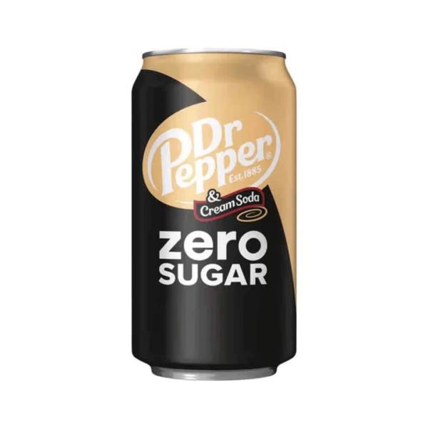 Dr. Pepper Zero Sugar Cream Soda 355ml