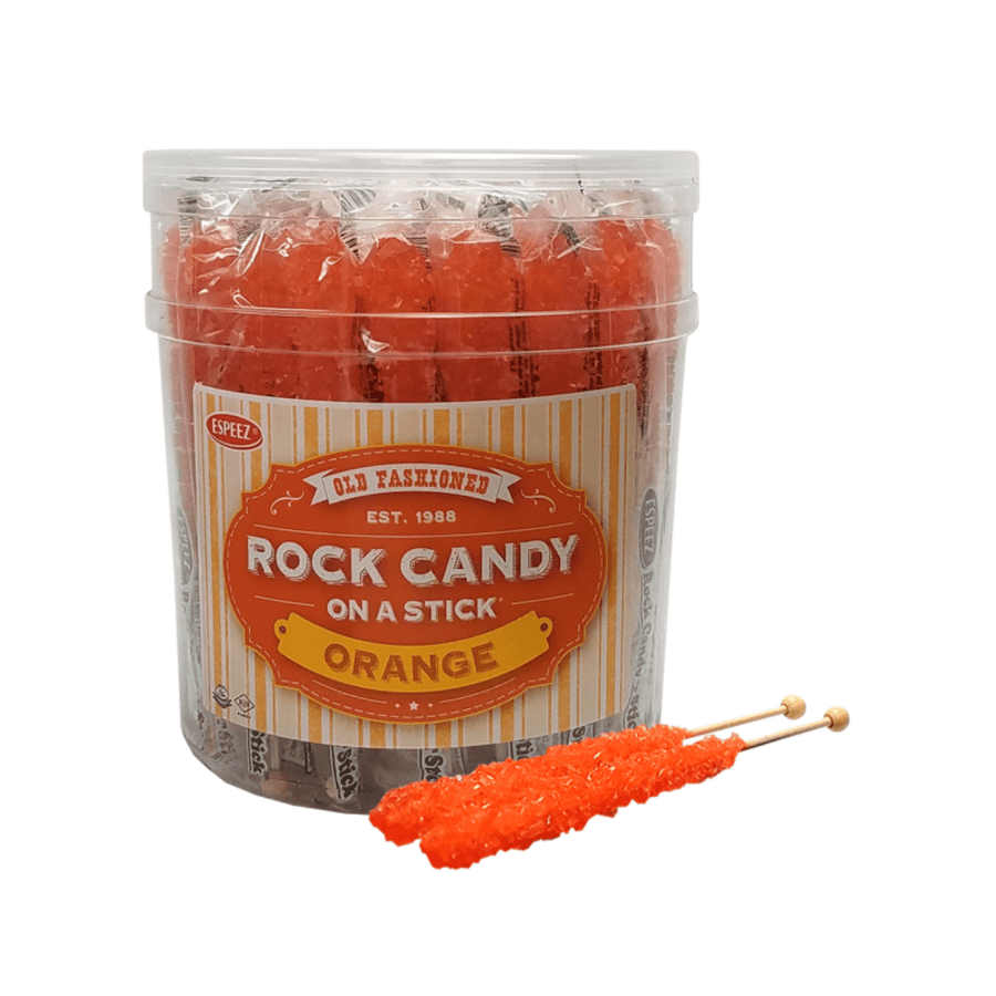 Espeez Rock Candy On A Stick Orange