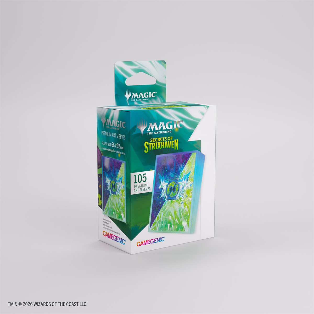 Sleeves: Magic: The Gathering-Secrets of Strixhaven: Art Sleeves: Quandrix (ML)