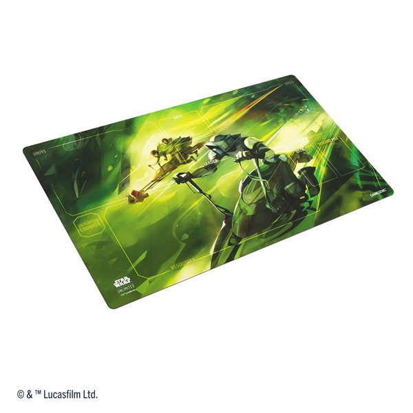 Playmat: Star Wars: Unlimited: Game Mat: Speeder Bike Chase - With Battle Zones