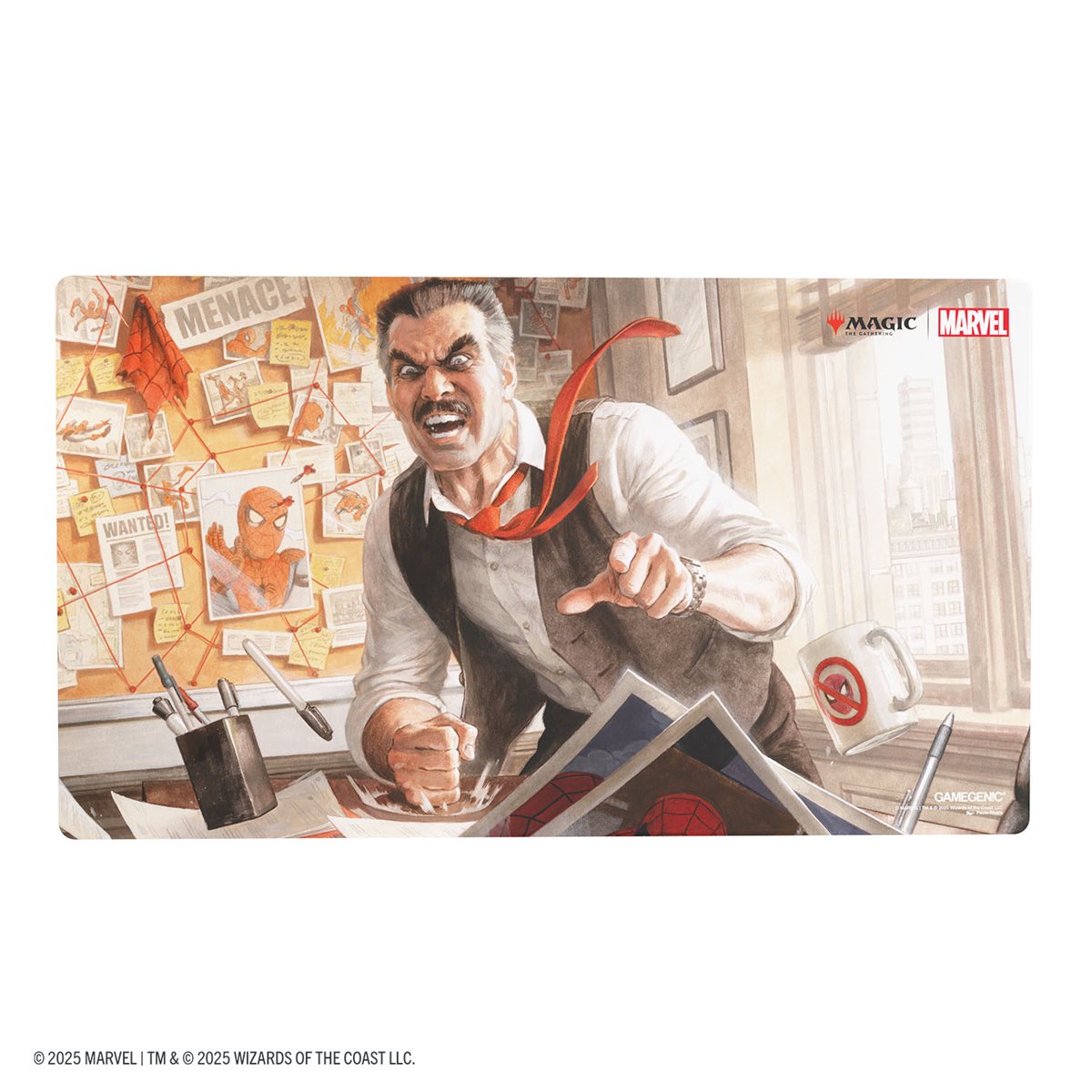 Playmat: Stitched: Magic: The Gathering - Marvel's Spider-Man: J. Jonah Jameson