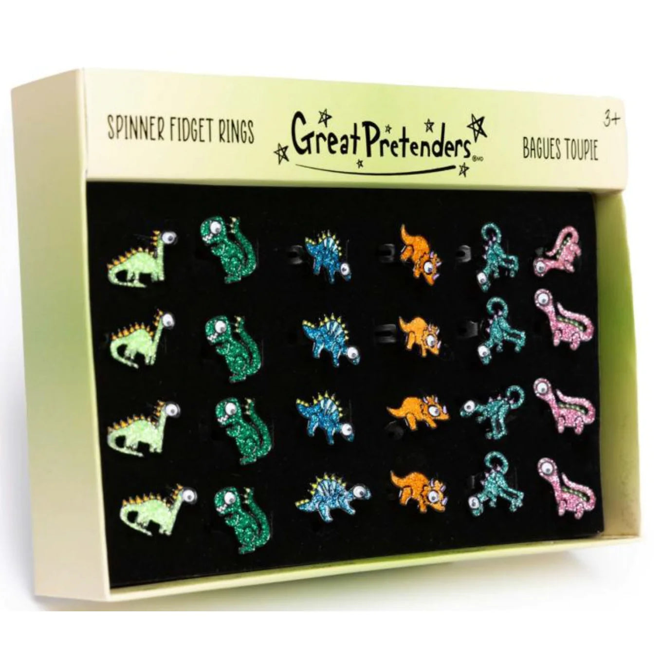 Dinosaur Spinner Fidget Rings