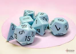 Opaque Pastel: 7pc Blue/Black