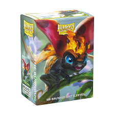 Dragon Shield 100 Brushed Art Sleeves - Burnbug