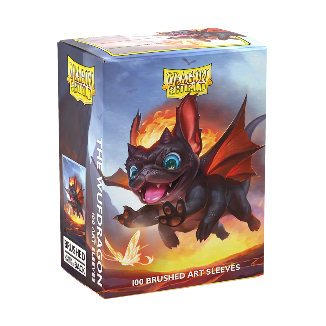 Dragon Shield 100 Brushed Art Sleeves - Wufdragon