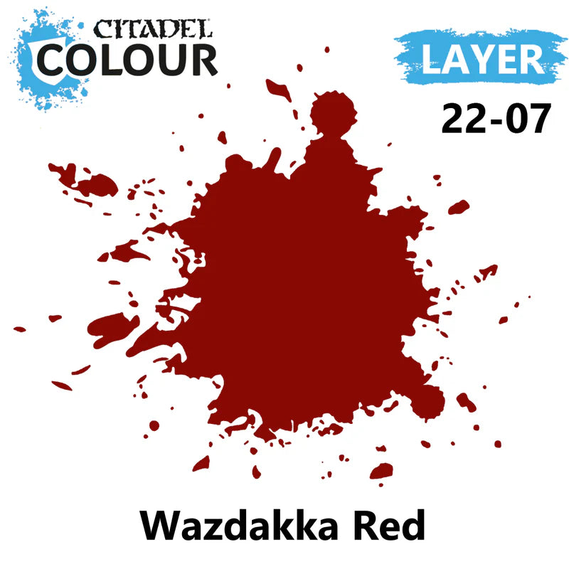 Citadel Paint: Layer Wazdakka Red 12ml