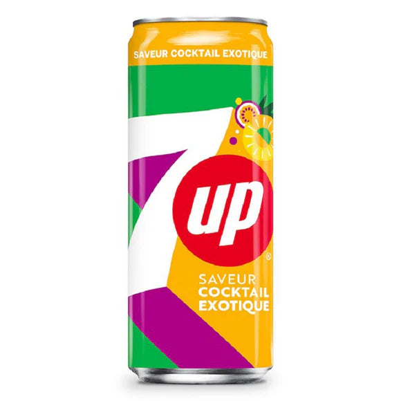 7UP Exotic Cocktail Fruit Punch 330ml