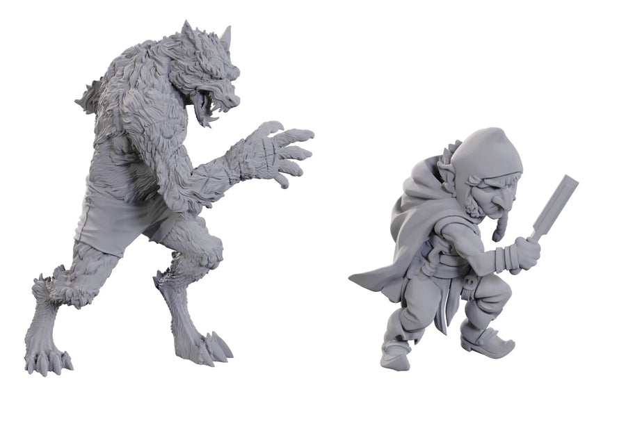 Critical Role Unpainted Miniatures: Wave 23: Chetney Pock O’pea & Werewolf