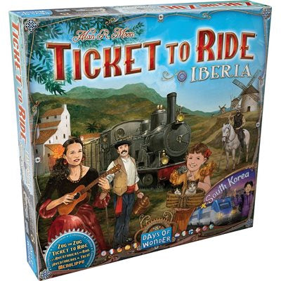 Ticket To Ride: Map #8 - Iberia & South Korea