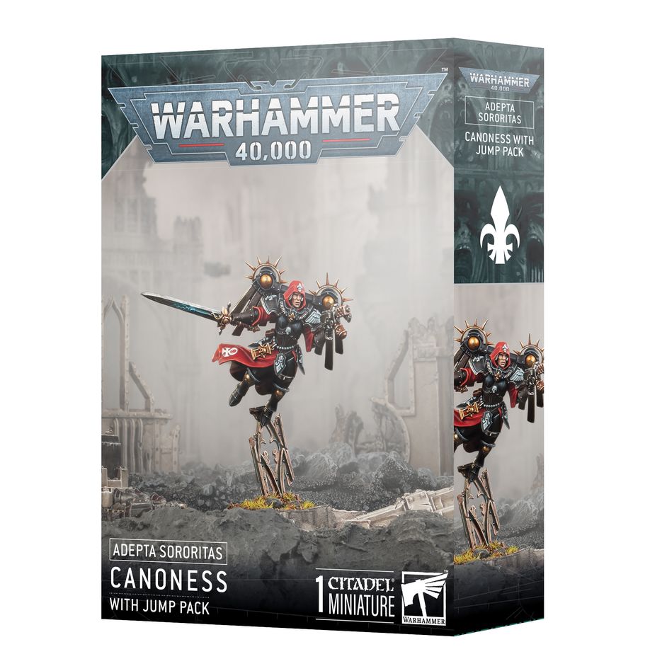 Adepta Sororitas: Canoness with Jump Pack