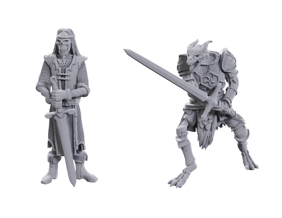 D&D Nolzur’s Marvelous Unpainted Miniatures: Limited Edition 50th Anniversary: Skeleton Knights