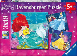 Disney Princess Adventures 3x49 pcs
