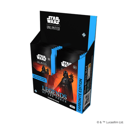 Star Wars: Unlimited: Legends of the Force ONE Carbonite Collector  Booster Pack *July 4th 2025