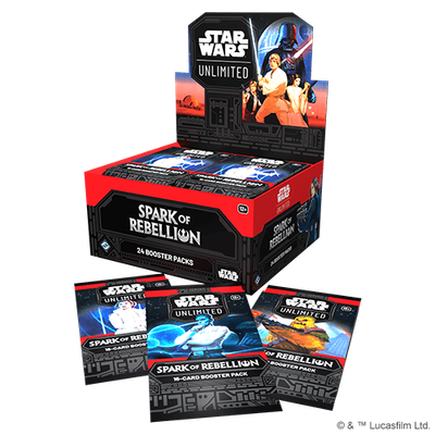 Star Wars Unlimited: Spark of Rebellion Booster Display