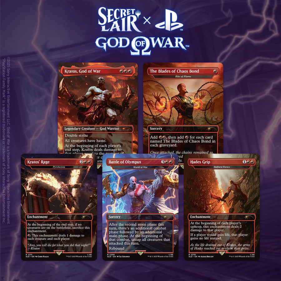 Magic: The Gathering - Secret Lair: Playstation: God of War: Vengence (Greek)