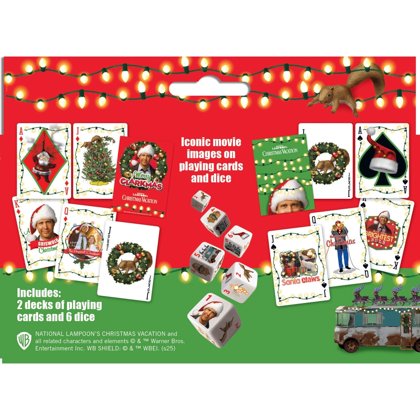 Christmas Vacation 2-Pack Cards and Dice Set
