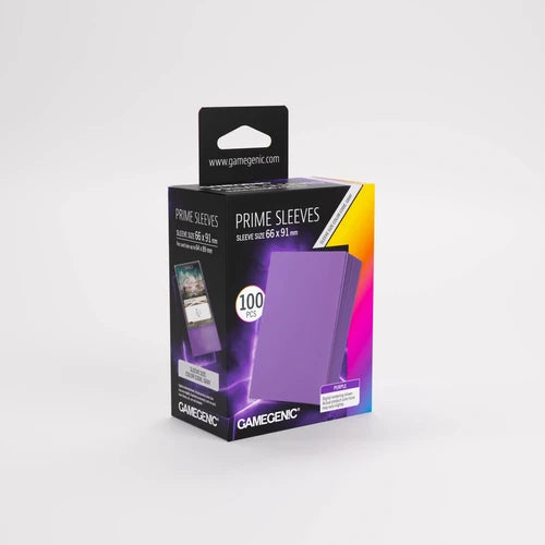 Sleeves: Gamegenic: Prime Sleeves: Purple (100) (Repackaged)