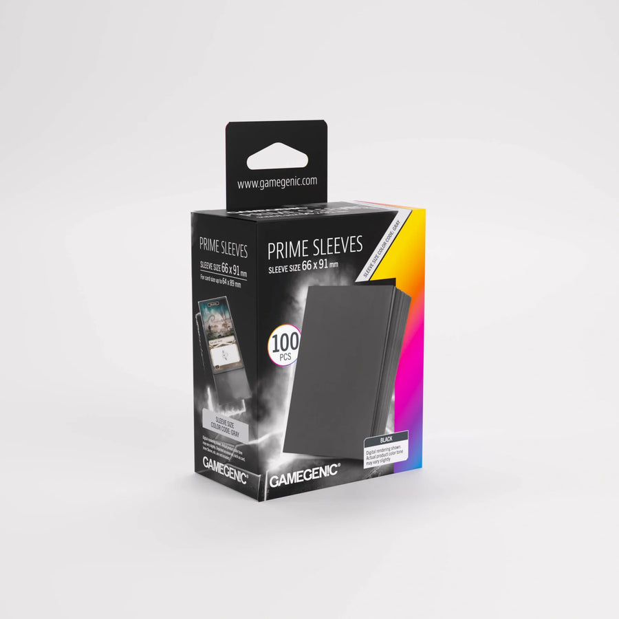 Sleeves: Gamegenic: Prime Sleeves: Black (100) (Repackaged)