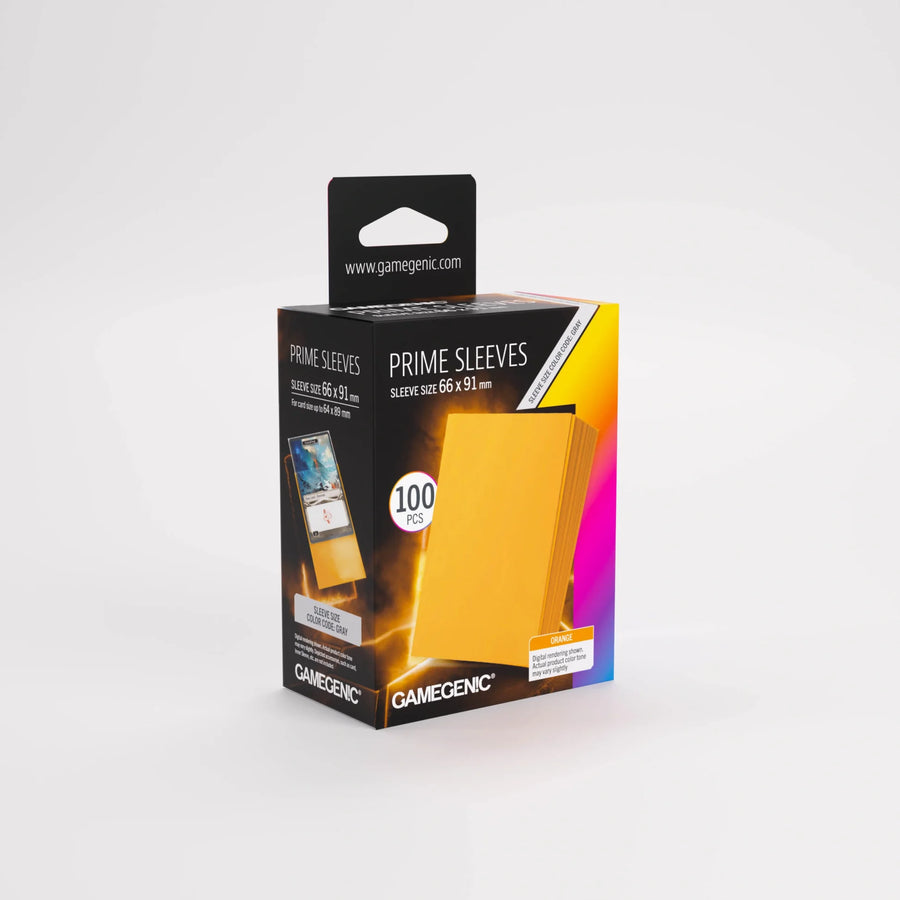 Sleeves: Gamegenic: Prime Sleeves: Orange (100) (Repackaged)